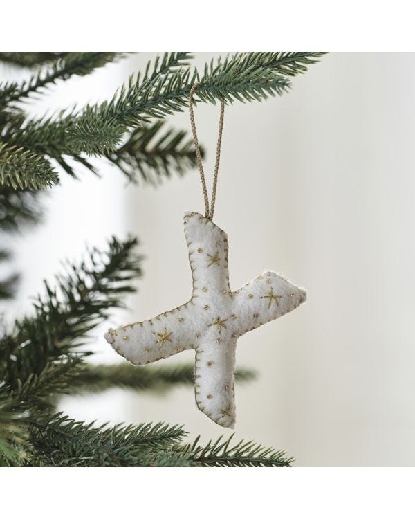 Tree Decorations - Monogram Letters - X