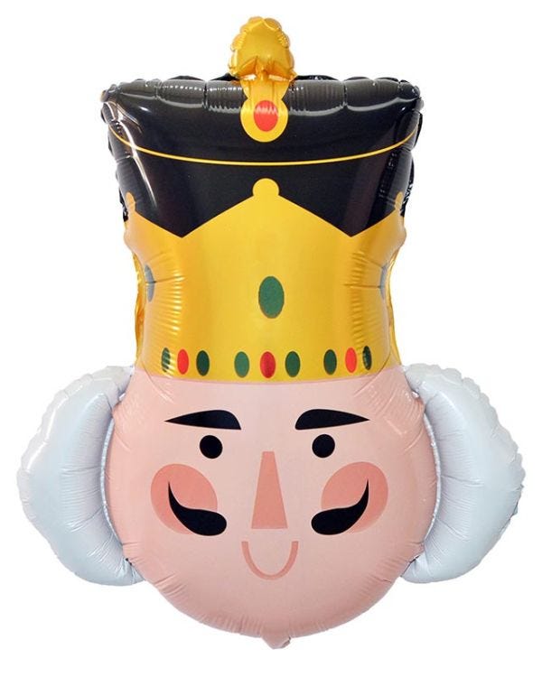 Nutcracker Supershape Balloon - 25&quot; x 30&quot; Foil