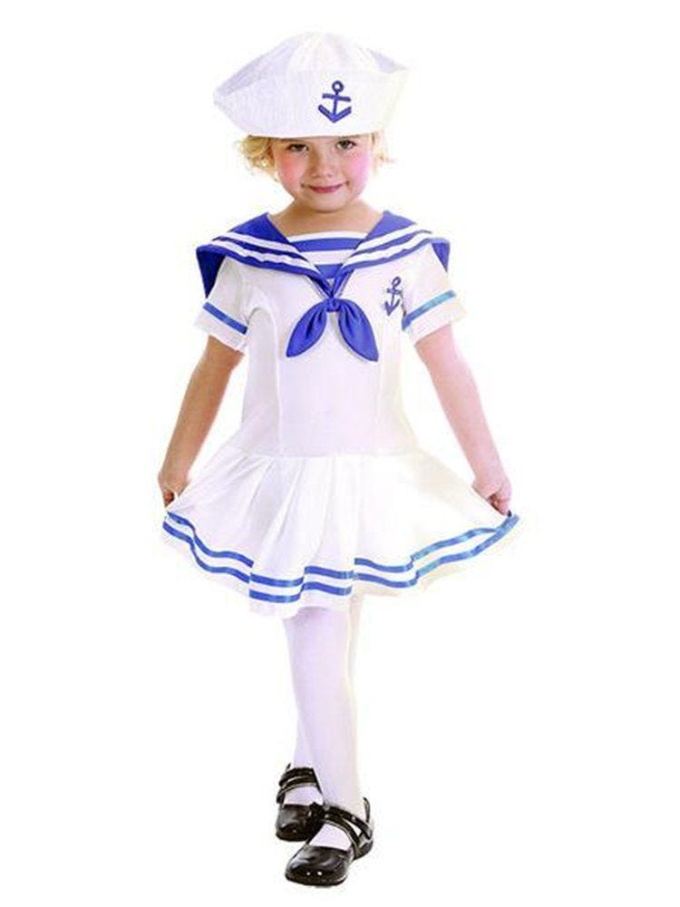 Sailor Girl - Toddler Costume | Party Delights