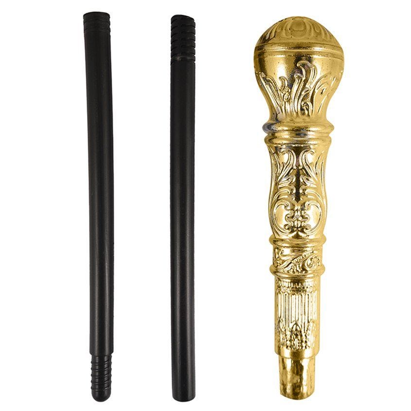 Cane with Gold Ball Handle | Party Delights