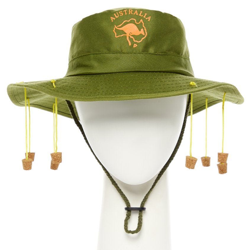 Unisex Breathable Australian Hat With Cork Head Guard Caps, 40% OFF