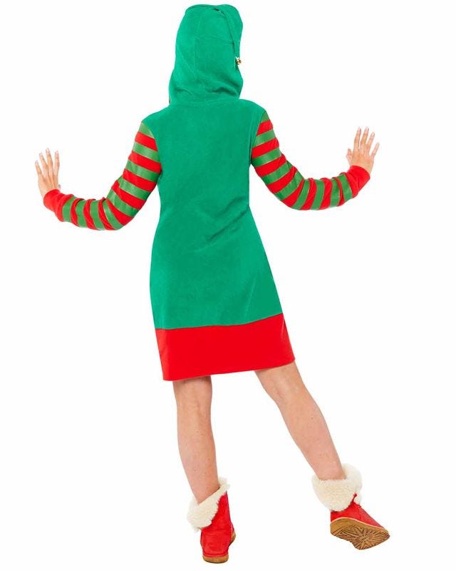 Festive Elf Women - Adult Costume | Party Delights