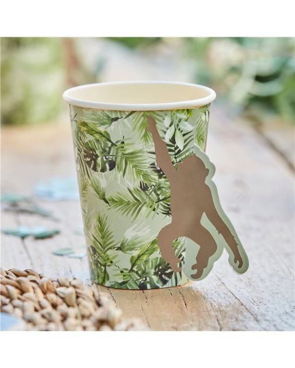 Let's Go Wild Paper Cups - 266ml (8pk)