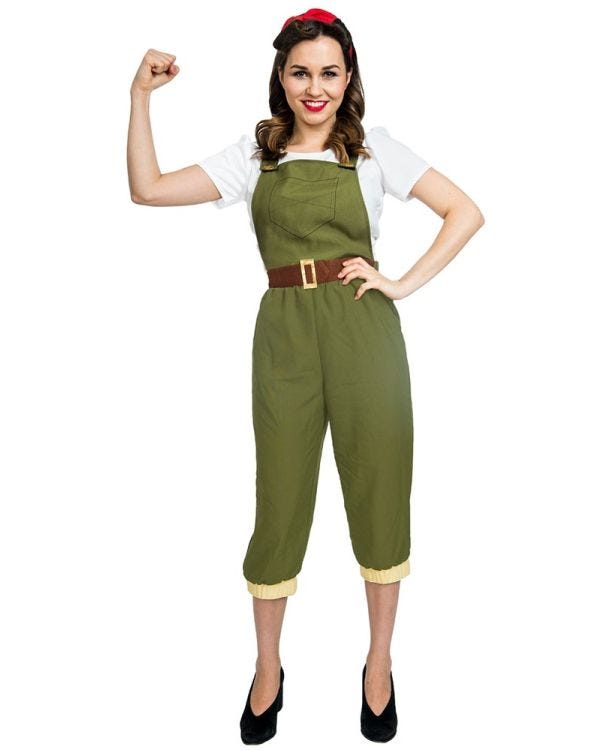 WW2 Land Girl - Adult Costume