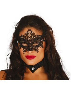 Black Lace Butterfly Mask