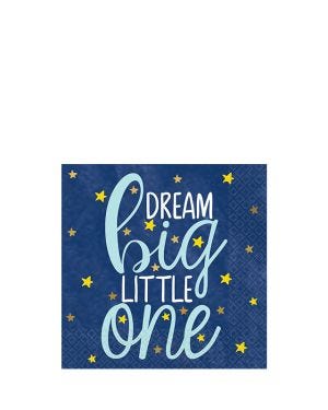 Twinkle Little Star Beverage Paper Napkins 25cm (16pk)