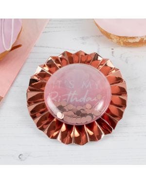 Rose Gold &#039;It&#039;s My Birthday&#039; Badge