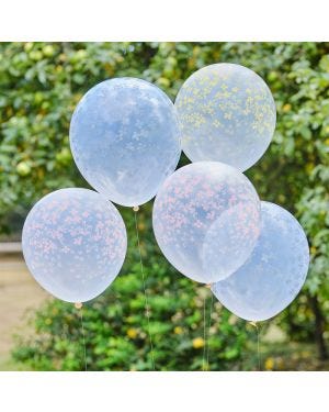 Blossom Printed Balloons - 12&quot; Latex (5pk)