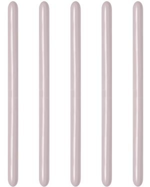 260 Modelling Latex Balloons Pastel Dusk Rose (100pk)