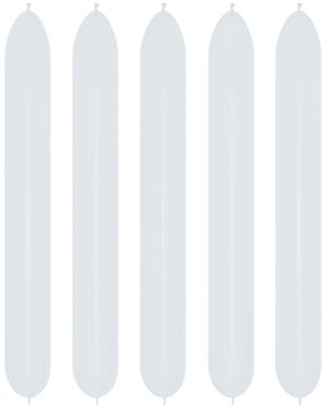 Link-O-Loon 660 Fashion White Latex Balloons (50pk)