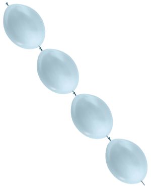 Link-O-Loon Latex Balloons  12&quot; Satin Blue (50pk)