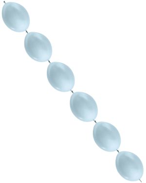 Link-O-Loon Latex Balloons 6&quot; Satin Blue (100pk)