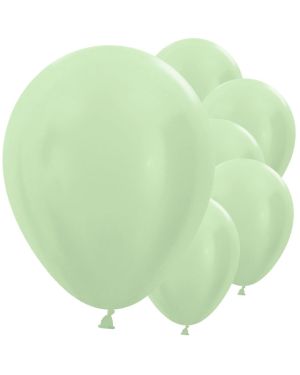 Satin Green Balloons - 12&quot; Latex (25pk)