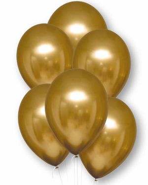 Gold Satin Luxe - 11&quot; Latex Balloons (6pk)