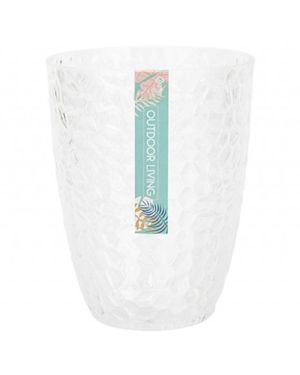 Dimple Effect Clear Tumbler
