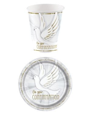 Confirmation Dove - Super Value Party Pack for 8