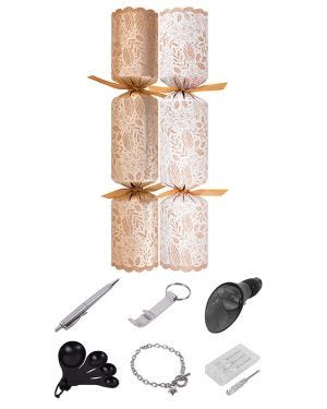 Deluxe Glitter Leaf Crackers - 13.5&quot; (6pk)