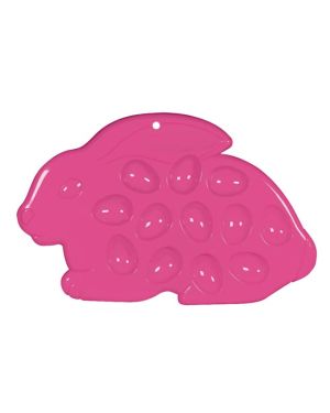 Pink Bunny Shaped Plastic Egg Tray