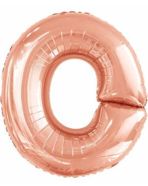 O Rose Gold Letter Balloon - 34&quot; Foil
