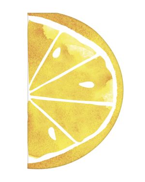 Fruit Salad Lemon Paper Napkins - 33cm (16pk)