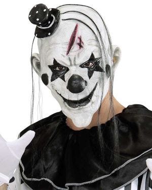 Killer Clown Mask &amp; Hat