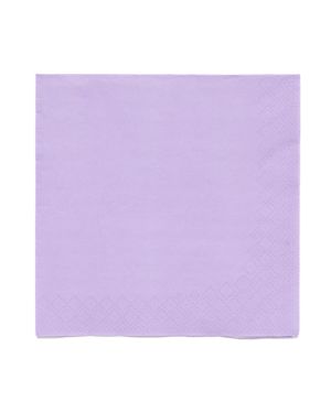 Lavender Paper Napkins 3ply - 33cm (20pk)