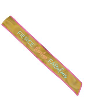 Confetti Fun Fabric Sash