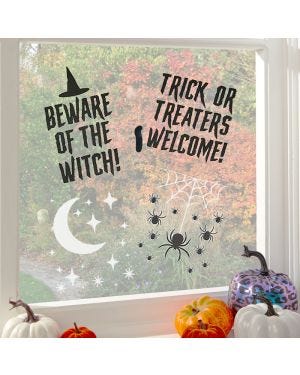 Trick or Treat Window Clings (4pk)