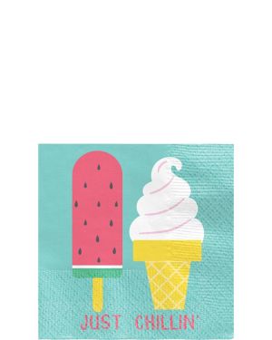 Just Chillin Paper Napkins - 25cm (16pk)