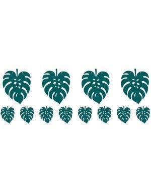 Tropical Palms Paper Garland Decoration 2m x 15cm