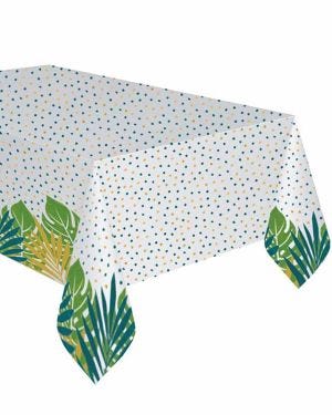 Tropical Palms Paper Tablecover - 1.8m x 1.2m