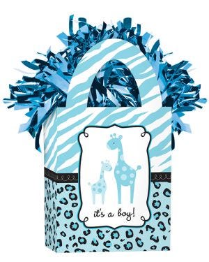 Blue Baby Gift Bag Balloon Weights - 156g
