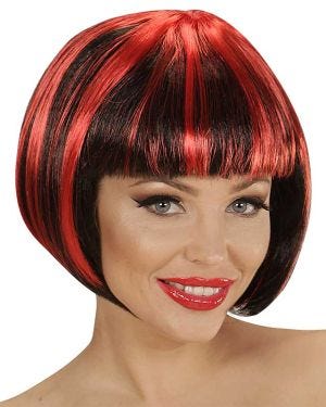 Black &amp; Red Wig