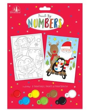 Activity Christmas Paint By Numbers Set