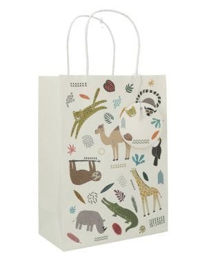 Zoo Party Paper Party Bags (6pk)
