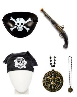 Skull &amp; Bone Pirate Accessory Kit