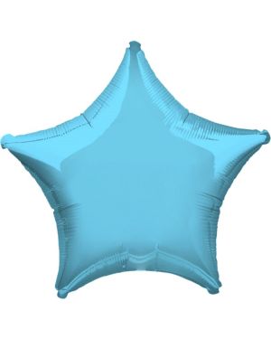 Light Blue Star Balloon - 19&#039;&#039; Foil