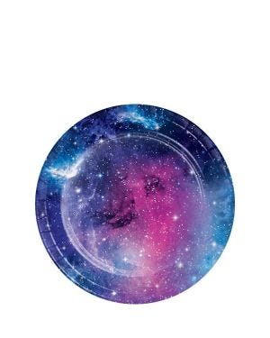 Galaxy Dessert Plates - 17cm Paper Plates (8pk)