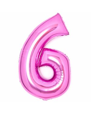 Pink Foil Number Balloons - 34&quot;