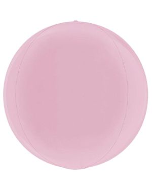 Pastel Pink Globe Balloon - 15&quot; Foil