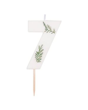 Number 7 Leaf Foliage Candle