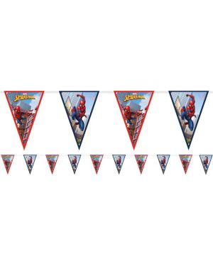 Spiderman Crime Fighter Paper Flag Bunting - 2.3m