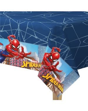 Spiderman Crime Fighter Plastic Tablecover - 1.8m x 1.2m