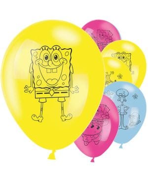 SpongeBob Balloons - 11&quot; Latex (6pk)