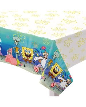 SpongeBob Paper Tablecover - 1.3 x 2.6m