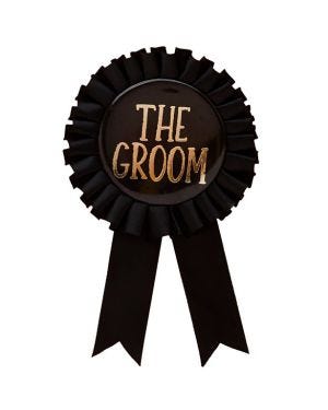 Stag Party The Groom Badge