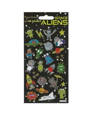 Aliens Sticker Sheet