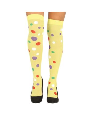 Yellow Dotted Stockings