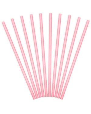 Light Pink Paper Straws (10pk)