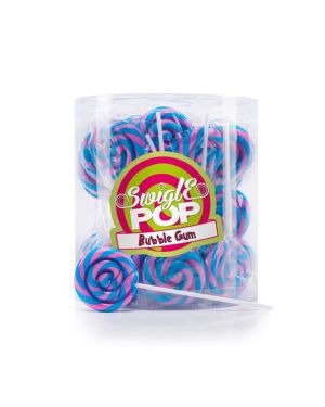 Bubblegum Flavour Swigle Mini Lollipops x50